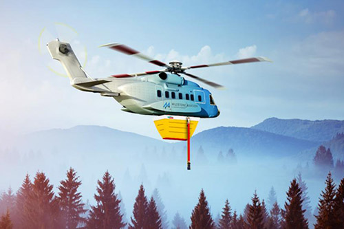 碳纤维箱体应用+1,消防直升机水箱